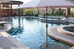 Cinco Ranch, TX inground pool designs