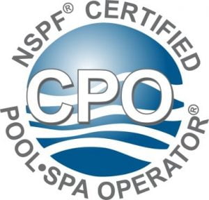 Certified Pool Operator logo - omega custom pools