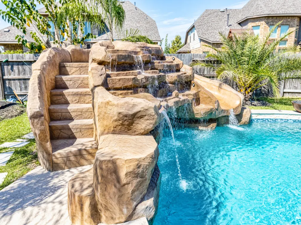 luxury residential swimming pools Bridgeland, TX