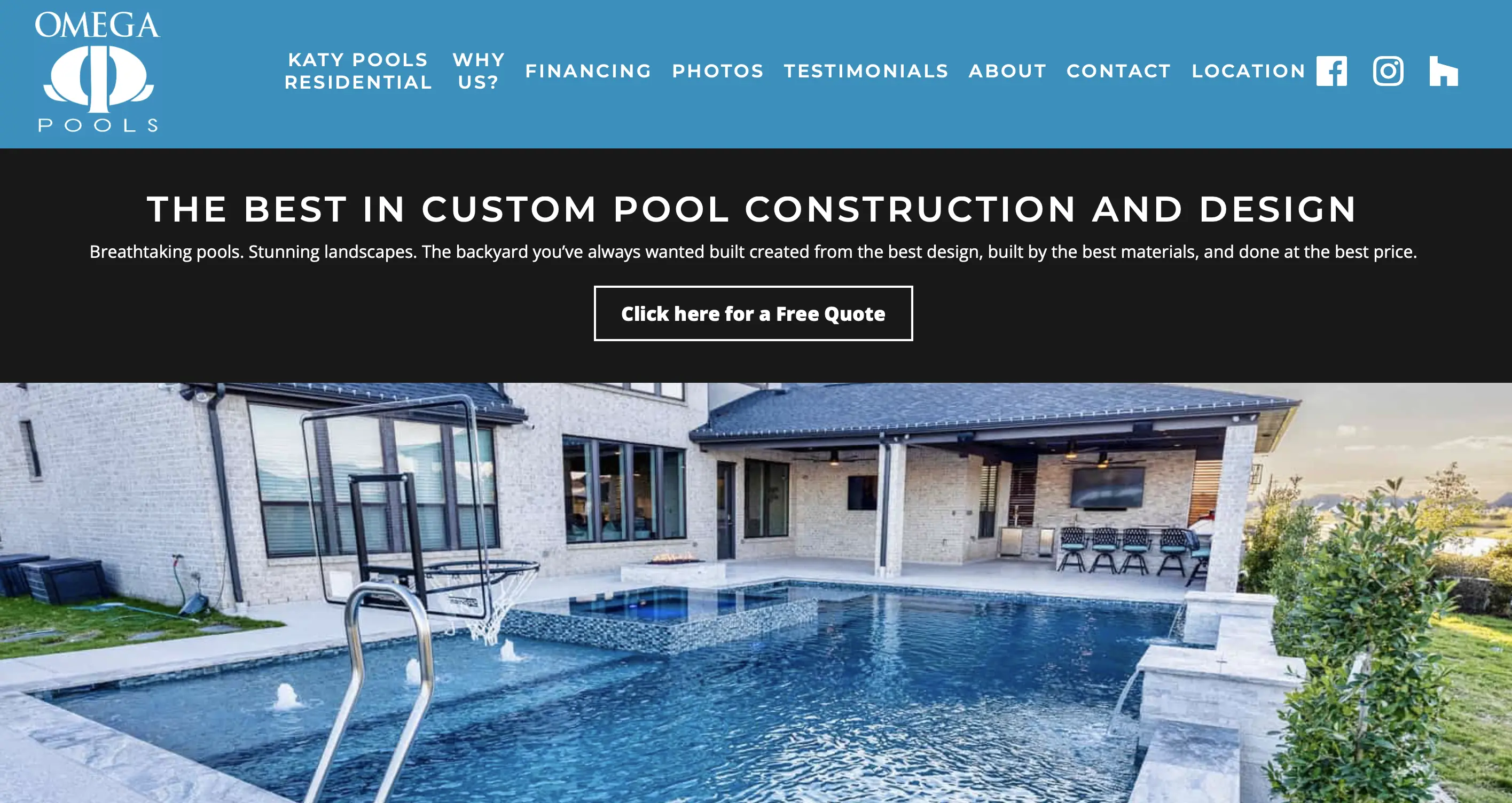 Katy Pool Design Cypress TX Pool Builder Fulshear Custom Pools